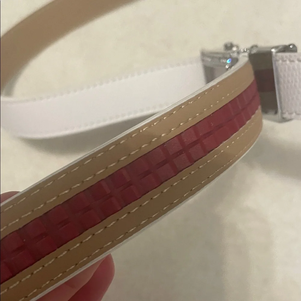 Nexbelt White Rachet Leather Belt - Picture 6 of 9
